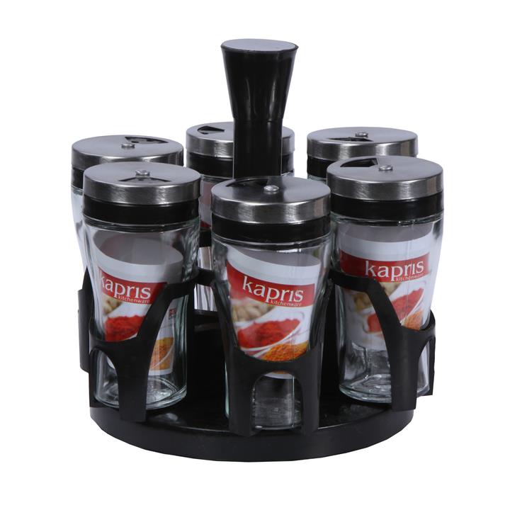 ست جای ادویه 7 پارچه کاپریس مدل پارادایس کد 12663